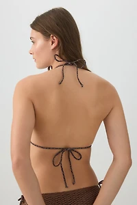 Haut de maillot triangle