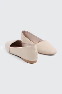 Flâneurs à bout rond en faux cuir