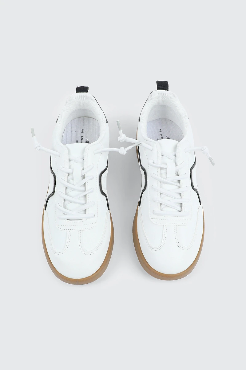 Espadrilles à détails contrastés