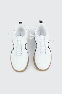 Espadrilles à détails contrastés