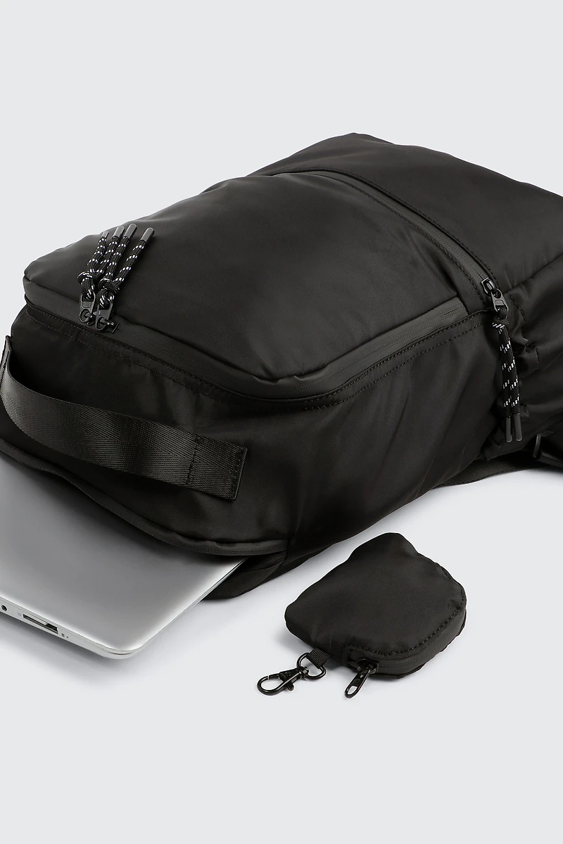 Sac à dos en nylon et porte-monnaie