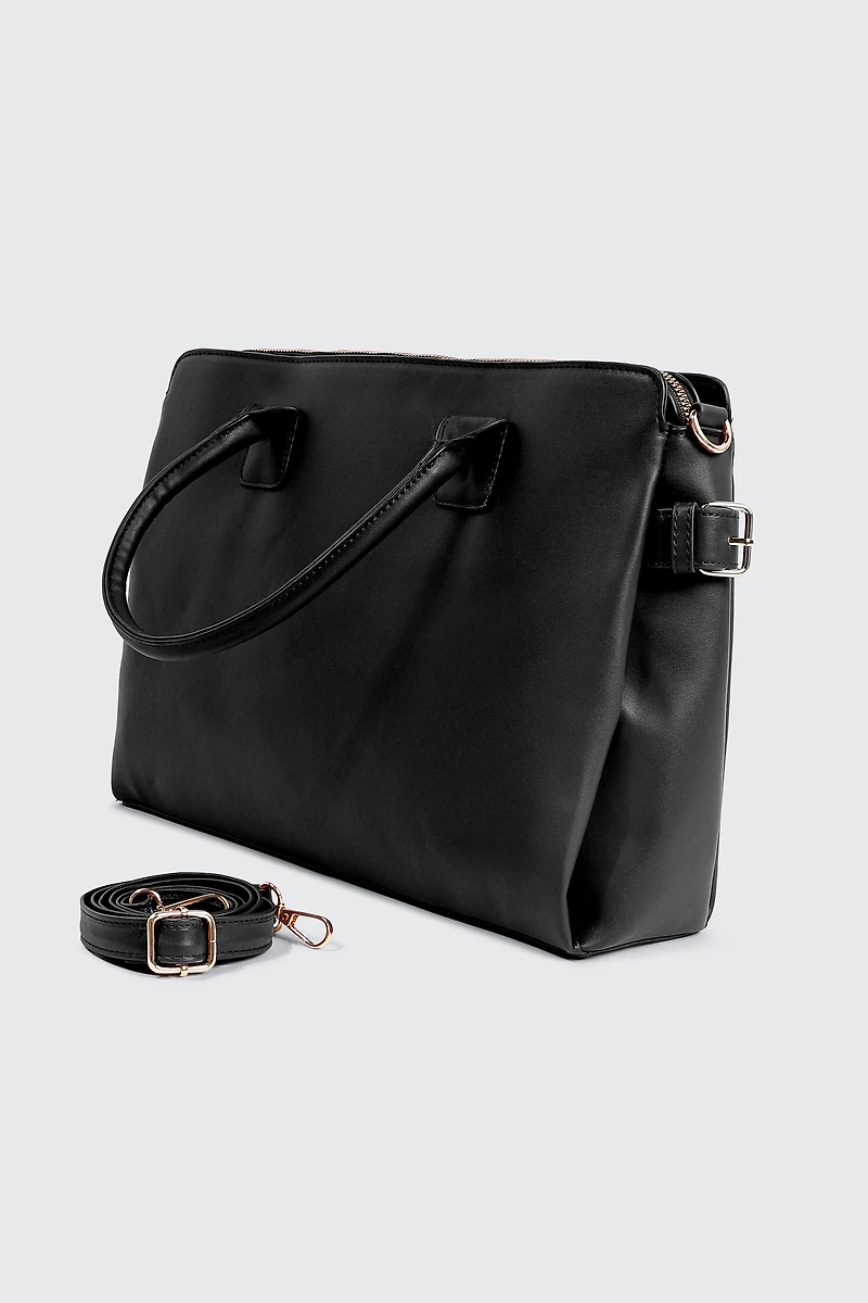 Fourre-tout avec pochette d'ordinateur portable