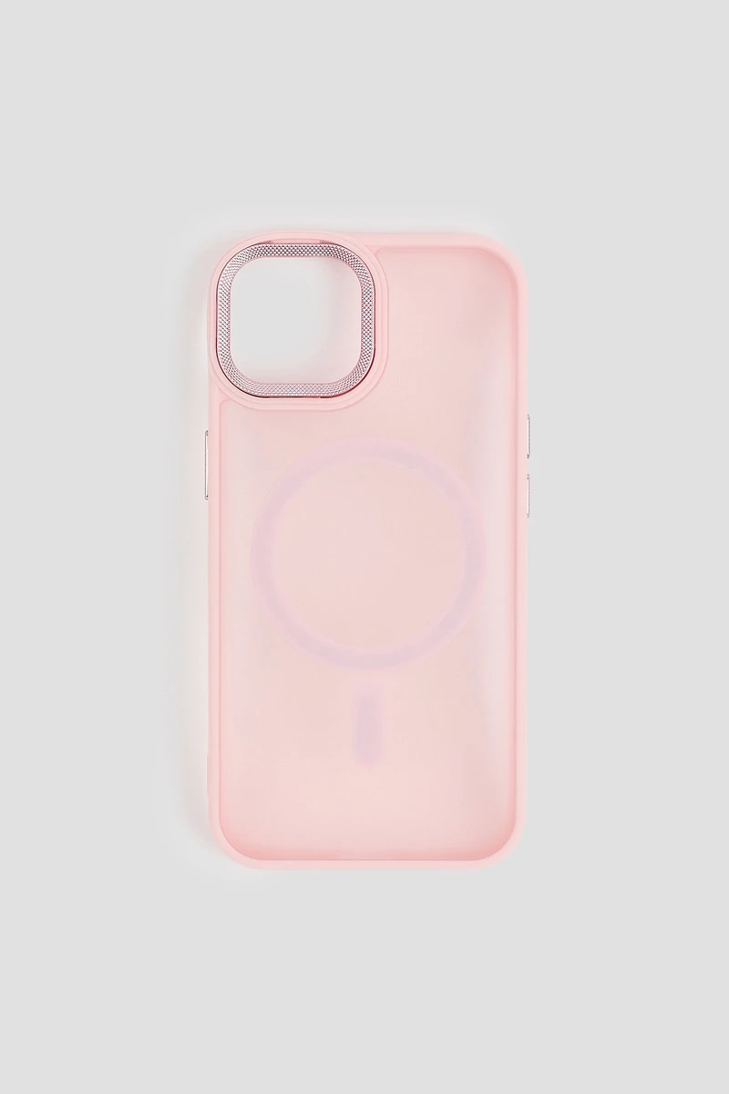 Ardene Matte iPhone 13/14 Case in Light Pink