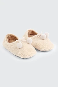 Pantoufles en sherpa