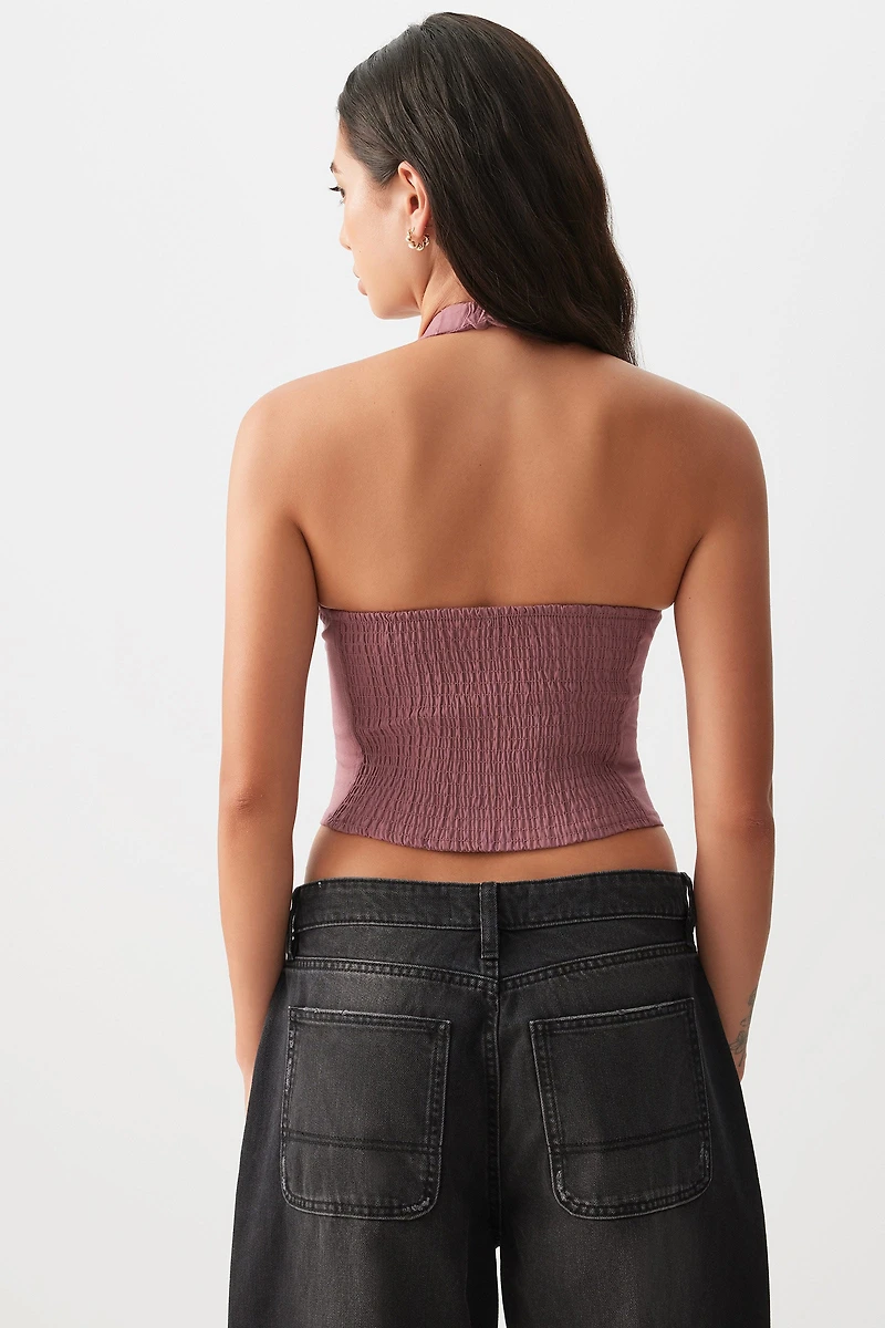 Camisole licou en bengaline