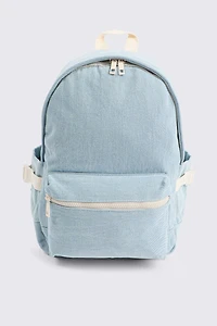 Ardene Kids Backpack with Side Pockets in Light Blue | Nylon