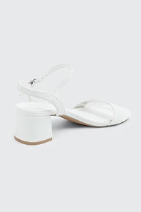 Sandales à talon bloc