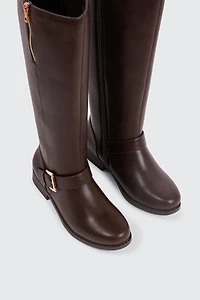 Bottes cavalières à boucle