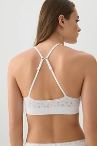 Soutien-gorge léger pointelle tout-aller