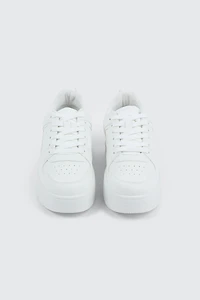 Espadrilles lacées à semelle épaisse