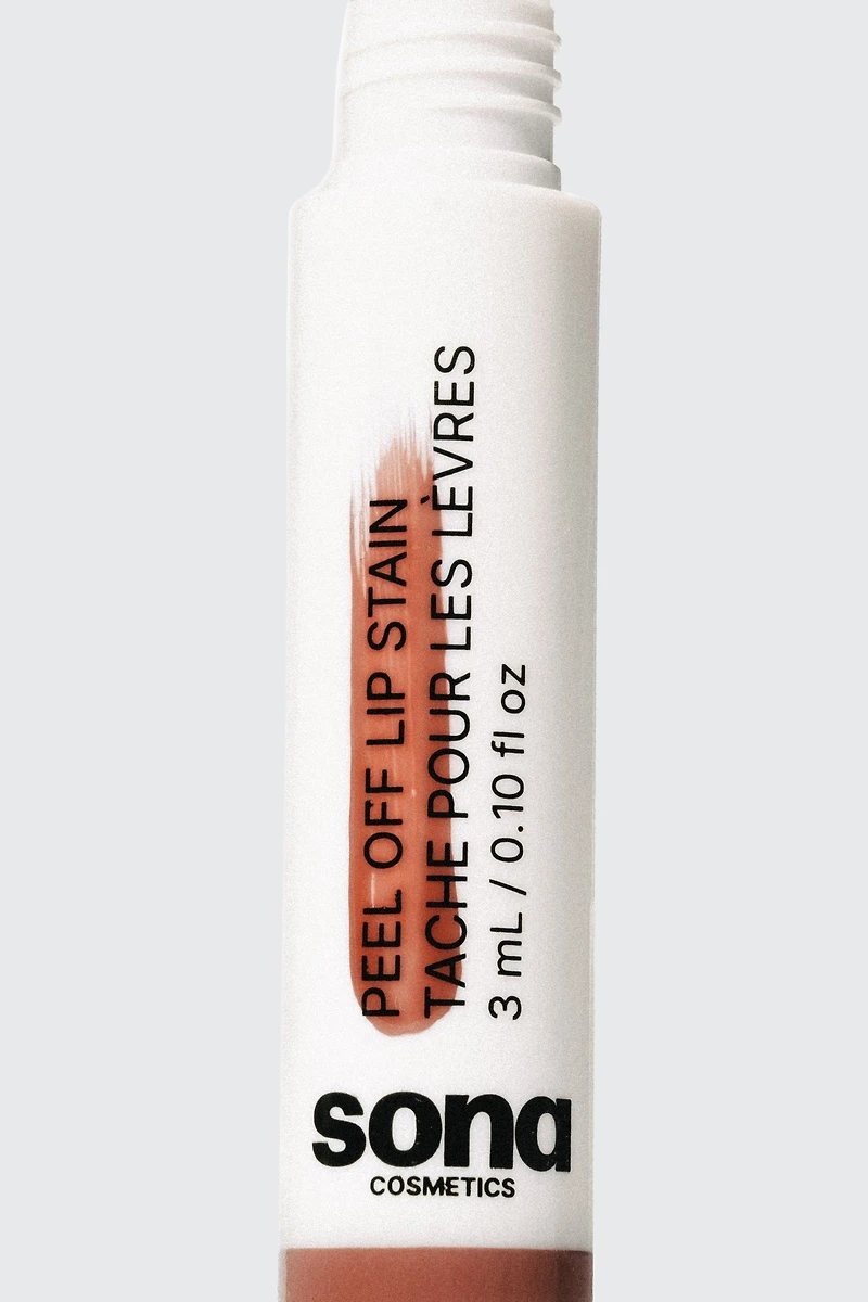 Encre à lèvres pelable