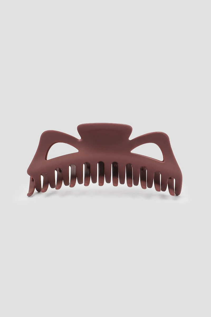 Ardene Hair Claw in Burgundy | Eco-Conscious
