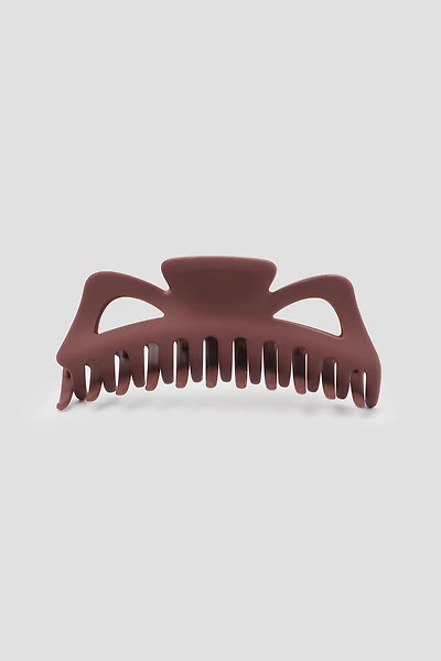 Ardene Hair Claw in Burgundy | Eco-Conscious