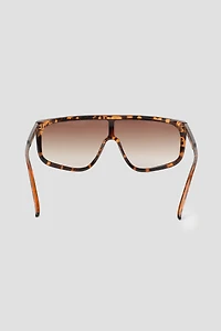 Lunettes de soleil visière écaille de tortue