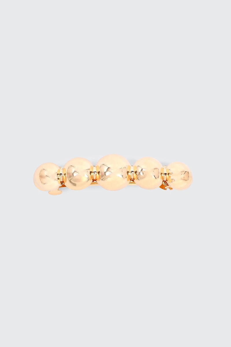 Ardene Gold Bubble Bar Barrette