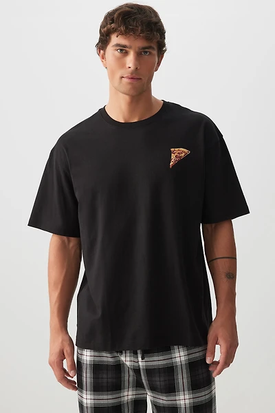 Ardene Man Graphic T-Shirt For Men in Black | Size XL | Cotton