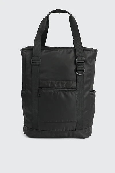 Ardene Nylon Backpack with Handles in Black | 100% Recycled Polyester/Nylon | Eco-Conscious