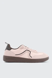 Ardene Contrast Sneakers in Light Pink | Size | Eco-Conscious