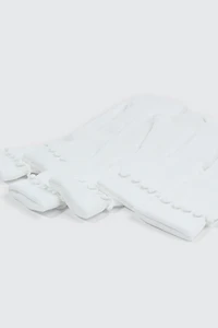 3 paires de chaussettes à bordure frisons