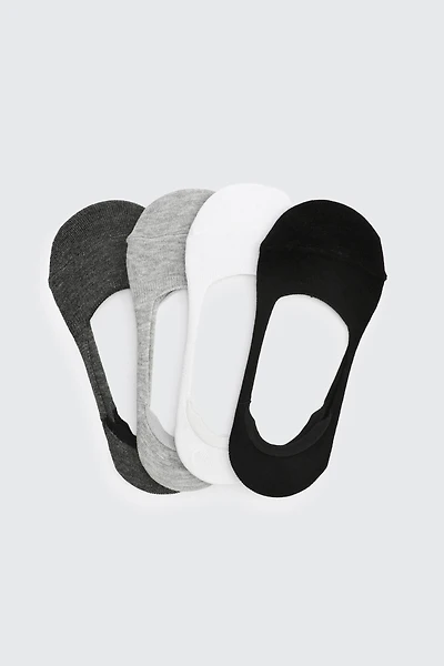 Ardene 4-Pack Bamboo Rayon Shoe Liners in | Polyester/Rayon/Spandex | Eco-Conscious