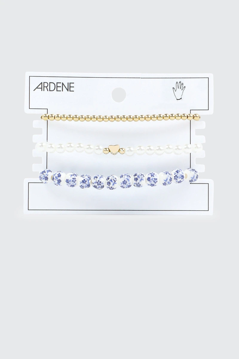 Lot de 3 bracelets empilables