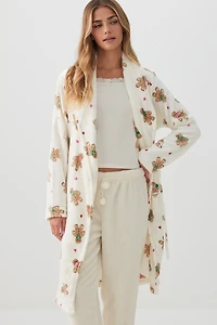 Peignoir court en tissu SUNDAYSOFT