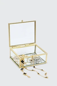 Ardene Gold Toned Jewelry Box
