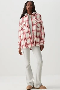 Chemise polaire à carreaux