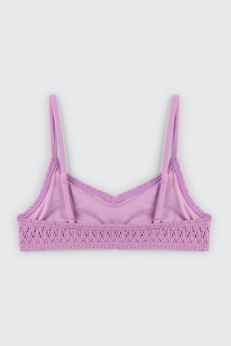 Haut de maillot au crochet