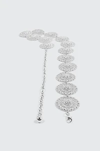 Ceinture en chaîne à médaillons