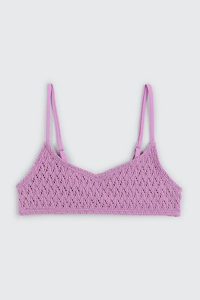 Ardene Kids Crochet Bikini Top in | Size | Polyester/Spandex/Elastane
