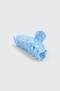 Pince bleue à motif cachemire