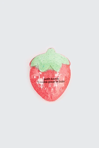Ardene Strawberry Bath Bomb in Red