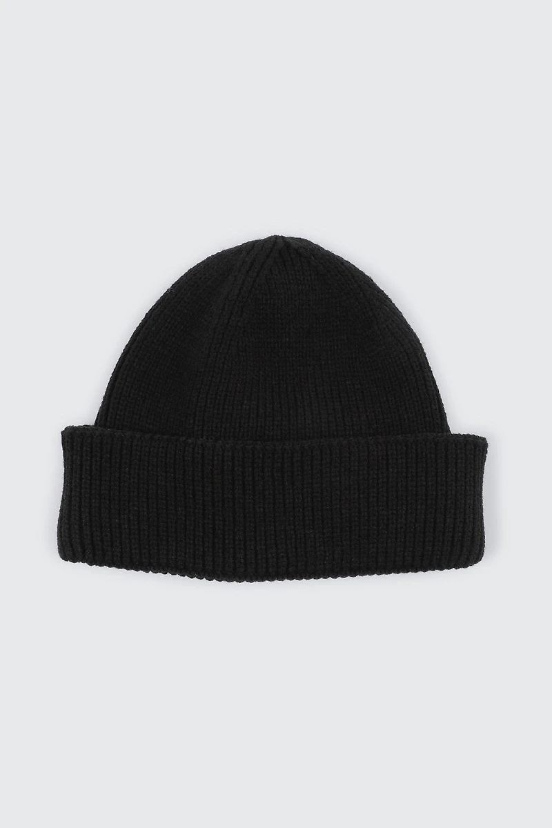 Ardene Man Short Rib Beanie For Men in Black | 100% Acrylic