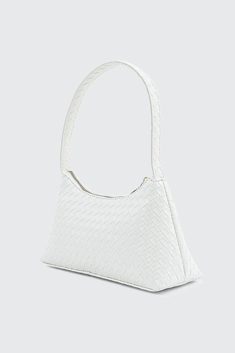 Sac à main structuré tress