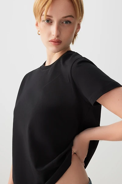 Ardene Basic Relaxed T-Shirt in | Size | Cotton/Elastane | Eco-Conscious