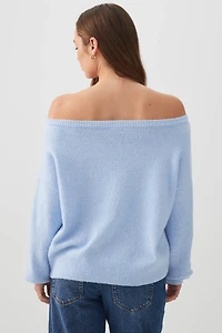 Chandail détendu à épaules dénudées