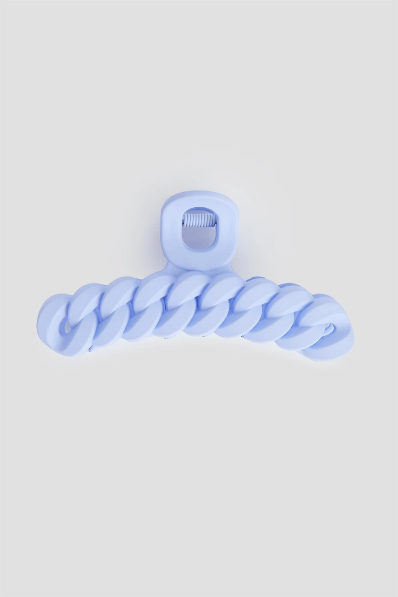 Ardene Chain Like Hair Claw in Lilac