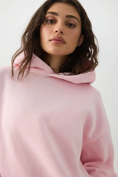 Ardene MADESOFT Fleece Oversized Hoodie in Prima Pink | Size | Polyester/Cotton | Eco-Conscious