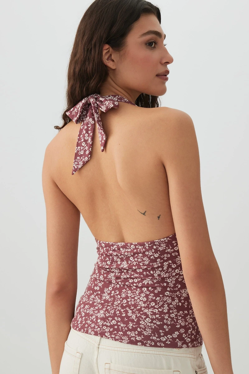 Camisole à col bénitier très douce
