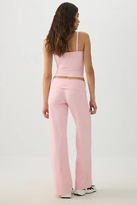 Pantalon à jambe droite et taille repliée camactive™