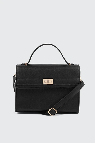 Ardene Faux leather Square Handbag in | 100% Recycled Polyester/Faux Leather | Eco-Conscious