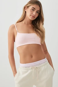 Ardene Everyday Seamless Bralette in Light Pink | Size | Nylon/Elastane | Eco-Conscious