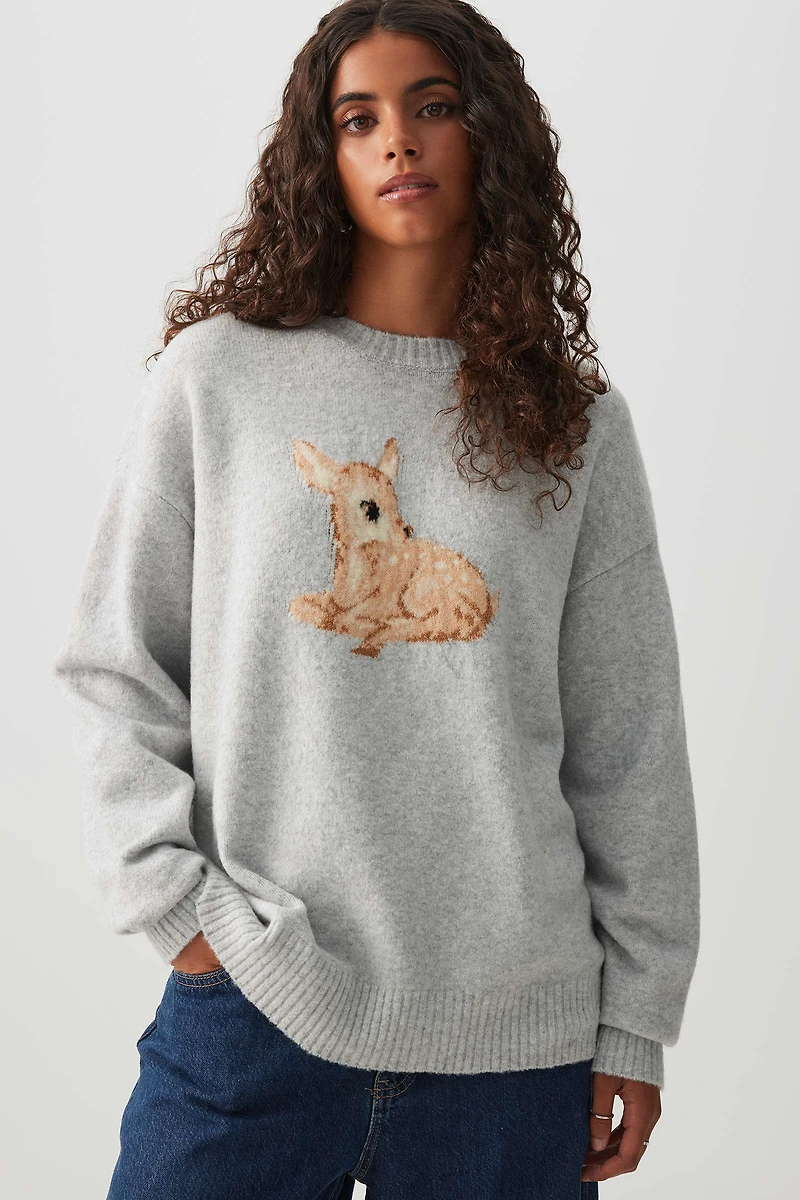 Chandail ample graphique