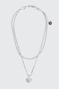 Colliers deux rangs cœur