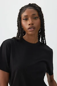 T-shirt détendu à manches courtes Basic