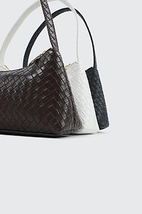 Sac à main structuré tress