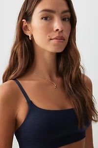 Ardene Everyday Seamless Bralette in Dark Blue | Size | Nylon/Elastane | Eco-Conscious