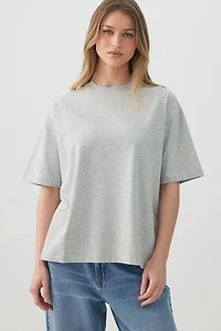 T-shirt ample à manches courtes Basic