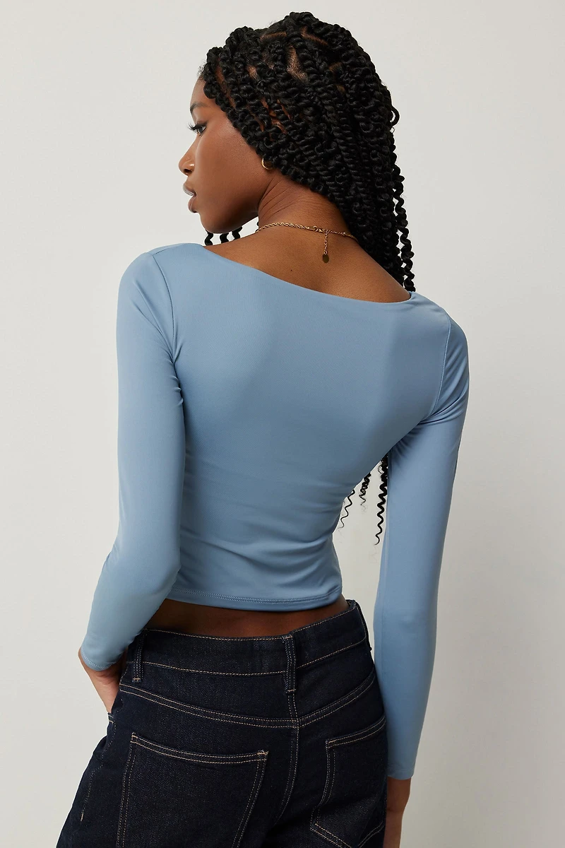 T-shirt à manches longues Contour